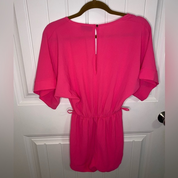 VICI Hot Pink Short Sleeve Romper - Picture 9 of 10